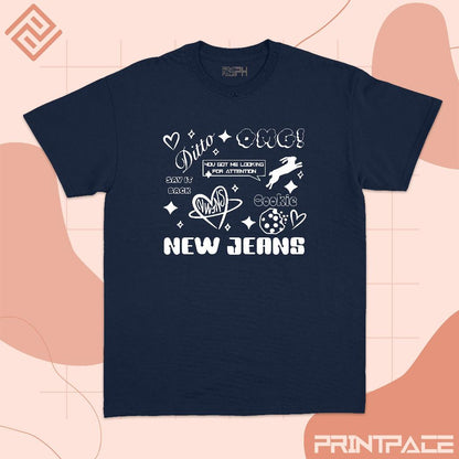 NEWJEANS - Tracklist Kpop Shirt