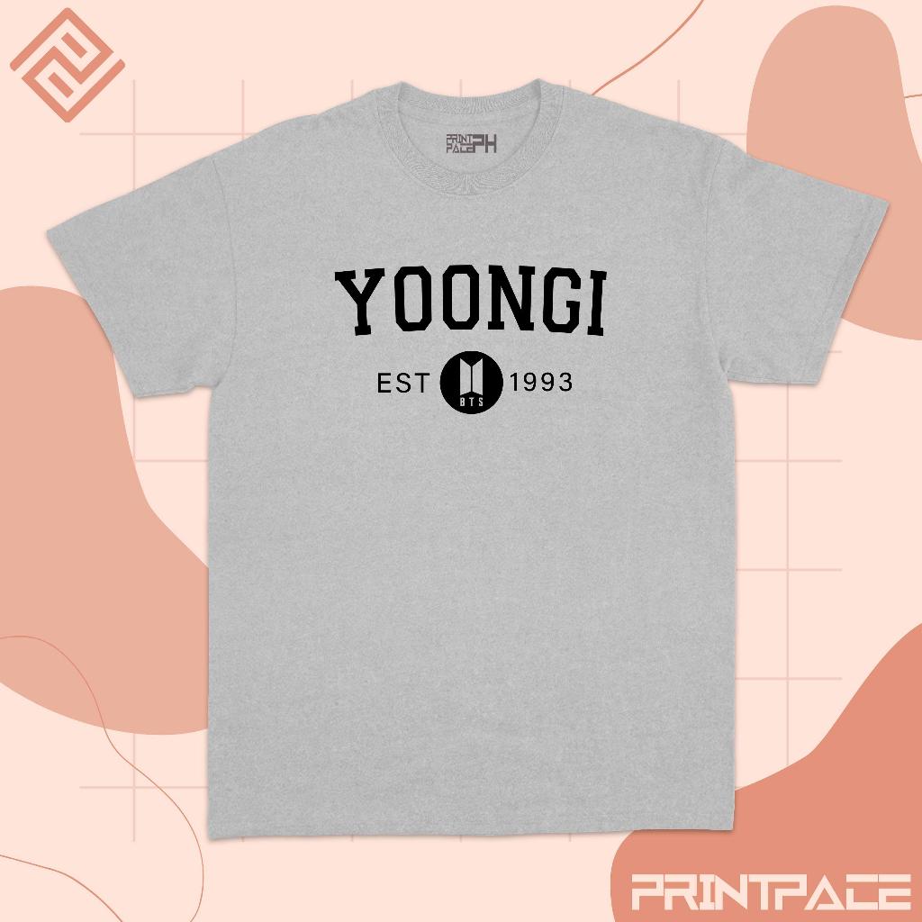 BTS -  Yoongi Minimalist Kpop Shirt