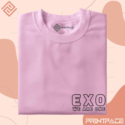 EXO - We Are One Inverted Pocket Logo Kpop Shirt
