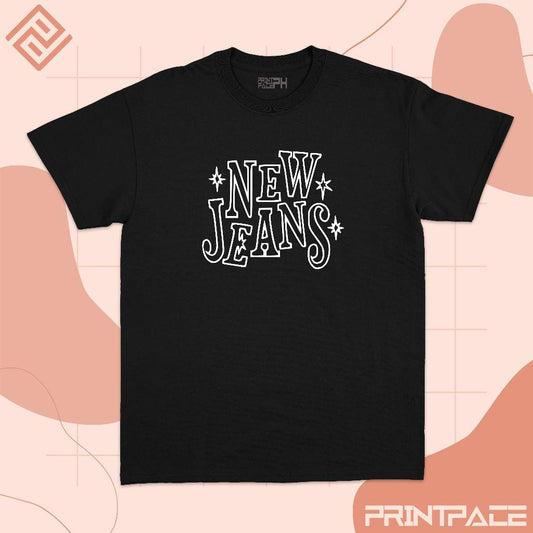 NEWJEANS - Typographic Logo Kpop Shirt