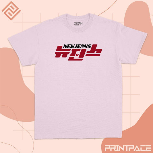 NEWJEANS - NWJNS Korean Logo Kpop Shirt