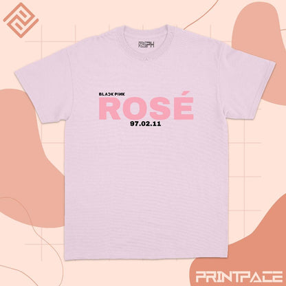 BLACKPINK - Rose Typography Kpop Shirt