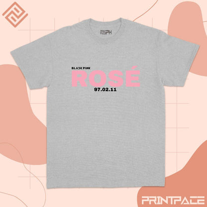 BLACKPINK - Rose Typography Kpop Shirt