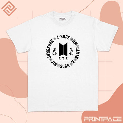 BTS -  Circular Logo Kpop Shirt