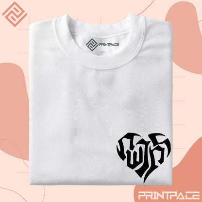 NEWJEANS - Heart Pocket Logo Kpop Shirt