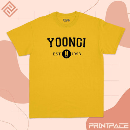 BTS -  Yoongi Minimalist Kpop Shirt