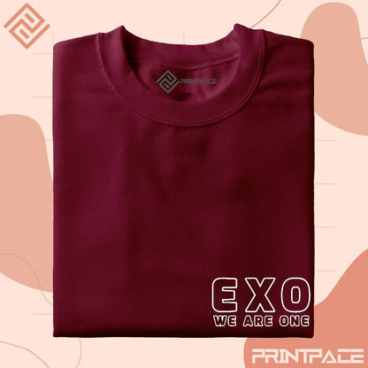 EXO - We Are One Inverted Pocket Logo Kpop Shirt