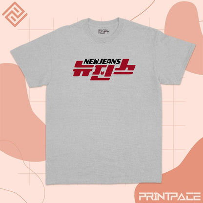 NEWJEANS - NWJNS Korean Logo Kpop Shirt