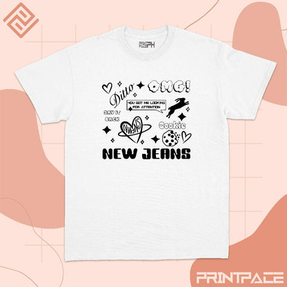 NEWJEANS - Tracklist Kpop Shirt