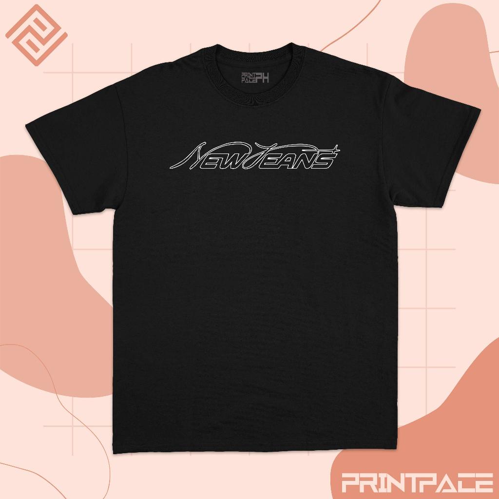 NEWJEANS -  Skeleton Text Logo Kpop Shirt