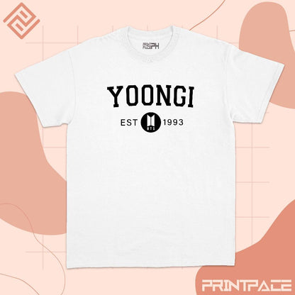 BTS -  Yoongi Minimalist Kpop Shirt