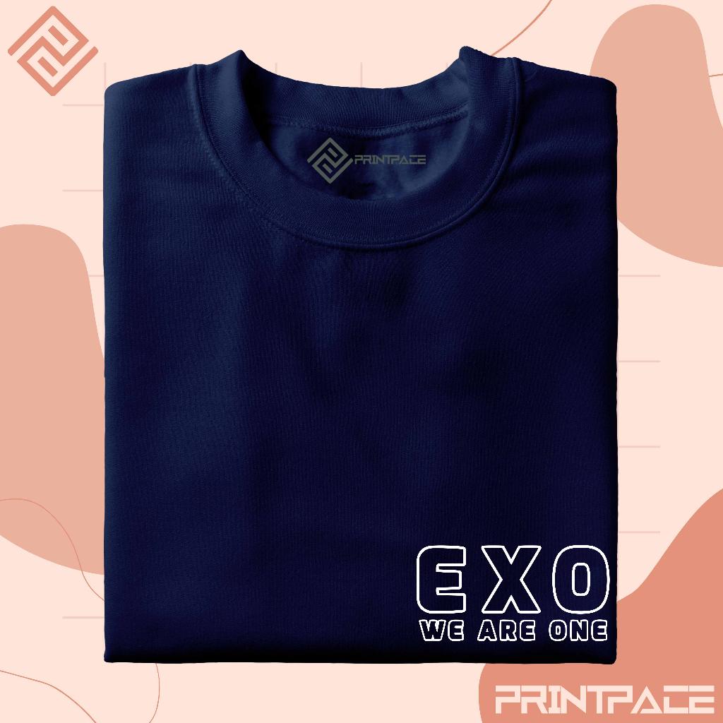 EXO - We Are One Inverted Pocket Logo Kpop Shirt