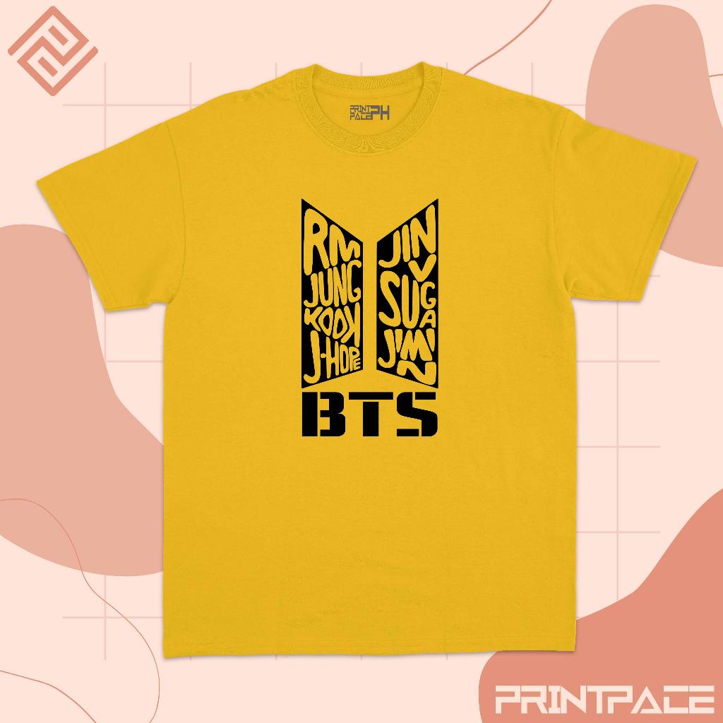 BTS - Name Typography Logo Kpop Shirt