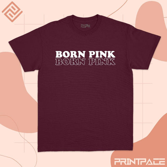 BLACKPINK - Born Pink Text Typography Boom Kpop Shirt
