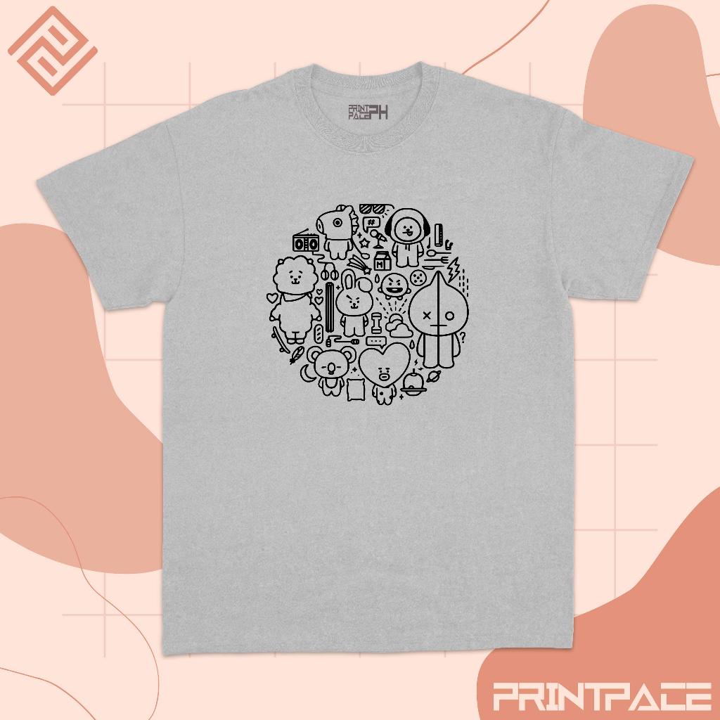 BTS -  BT21 Graphic Kpop Shirt