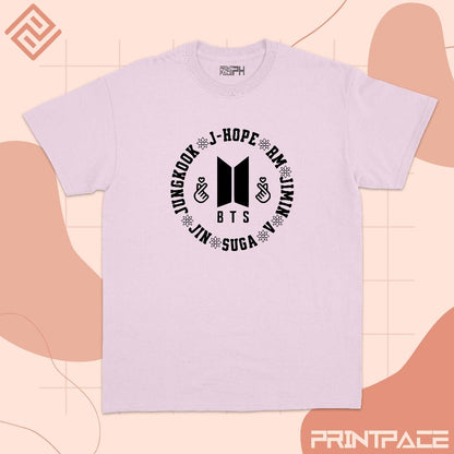 BTS -  Circular Logo Kpop Shirt