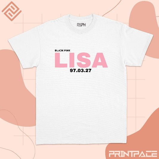 BLACKPINK - Lisa Typography Kpop Shirt