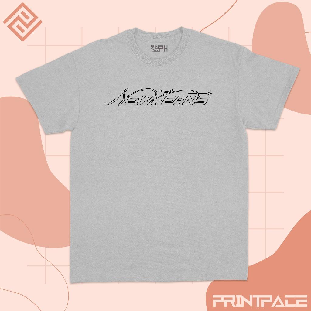 NEWJEANS -  Skeleton Text Logo Kpop Shirt