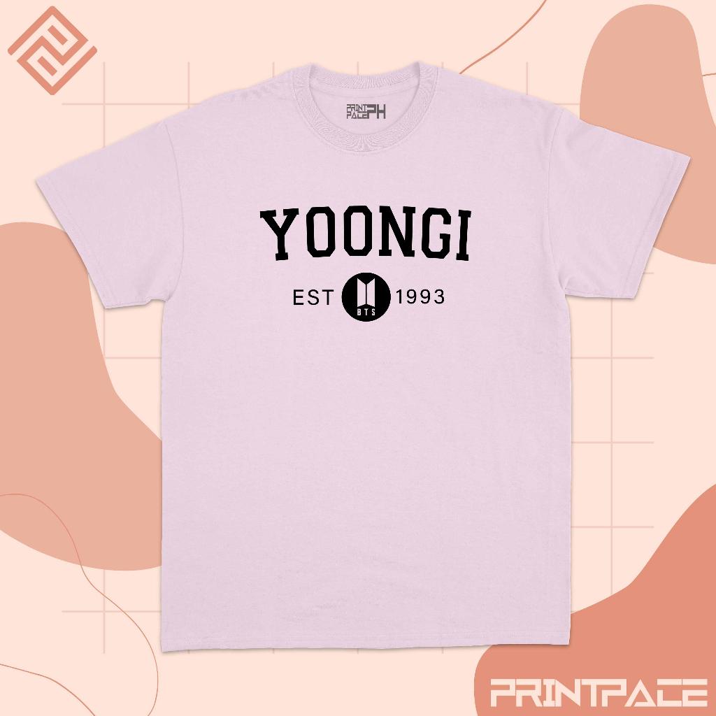 BTS -  Yoongi Minimalist Kpop Shirt