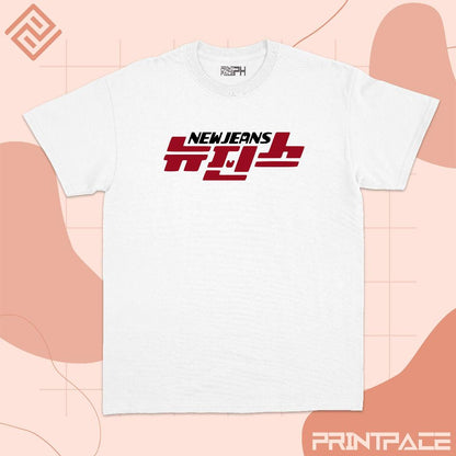 NEWJEANS - NWJNS Korean Logo Kpop Shirt