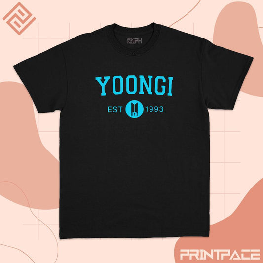 BTS -  Yoongi Minimalist Kpop Shirt