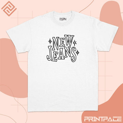 NEWJEANS - Typographic Logo Kpop Shirt