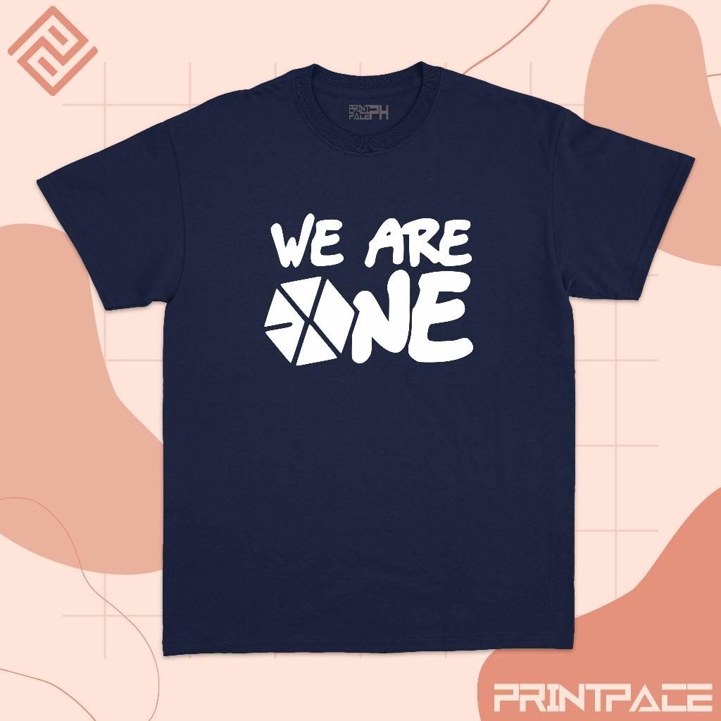EXO - We Are One Typography Kpop Shirt