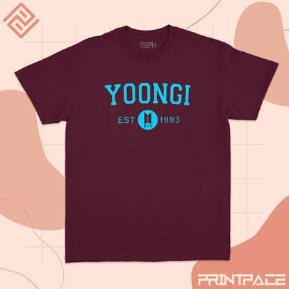 BTS -  Yoongi Minimalist Kpop Shirt