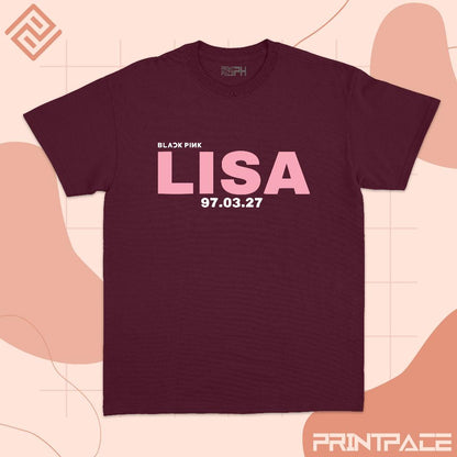 BLACKPINK - Lisa Typography Kpop Shirt