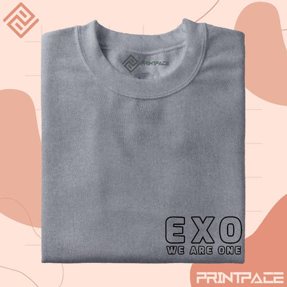 EXO - We Are One Inverted Pocket Logo Kpop Shirt