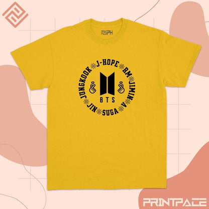 BTS -  Circular Logo Kpop Shirt