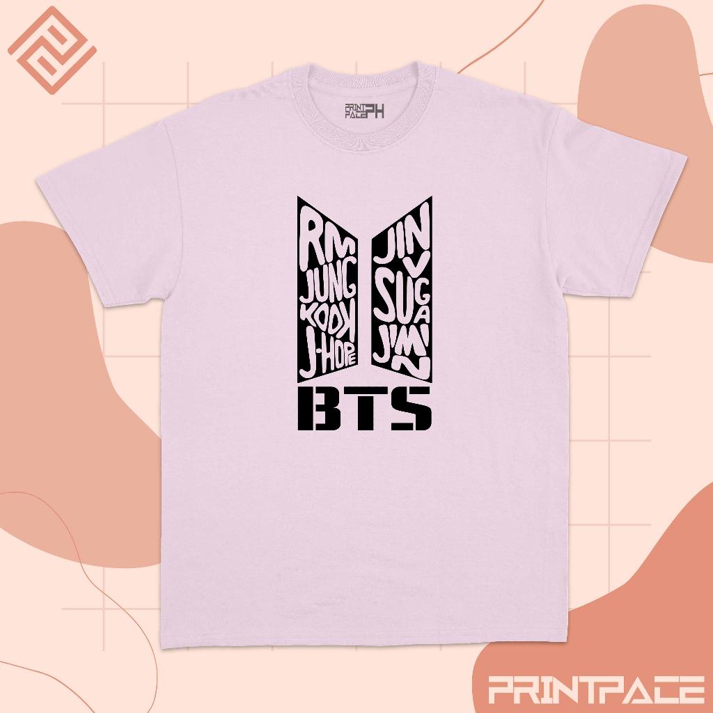 BTS - Name Typography Logo Kpop Shirt