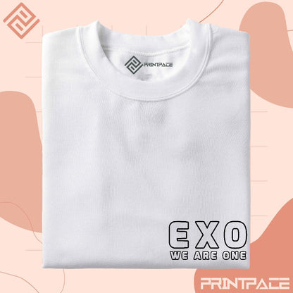 EXO - We Are One Inverted Pocket Logo Kpop Shirt