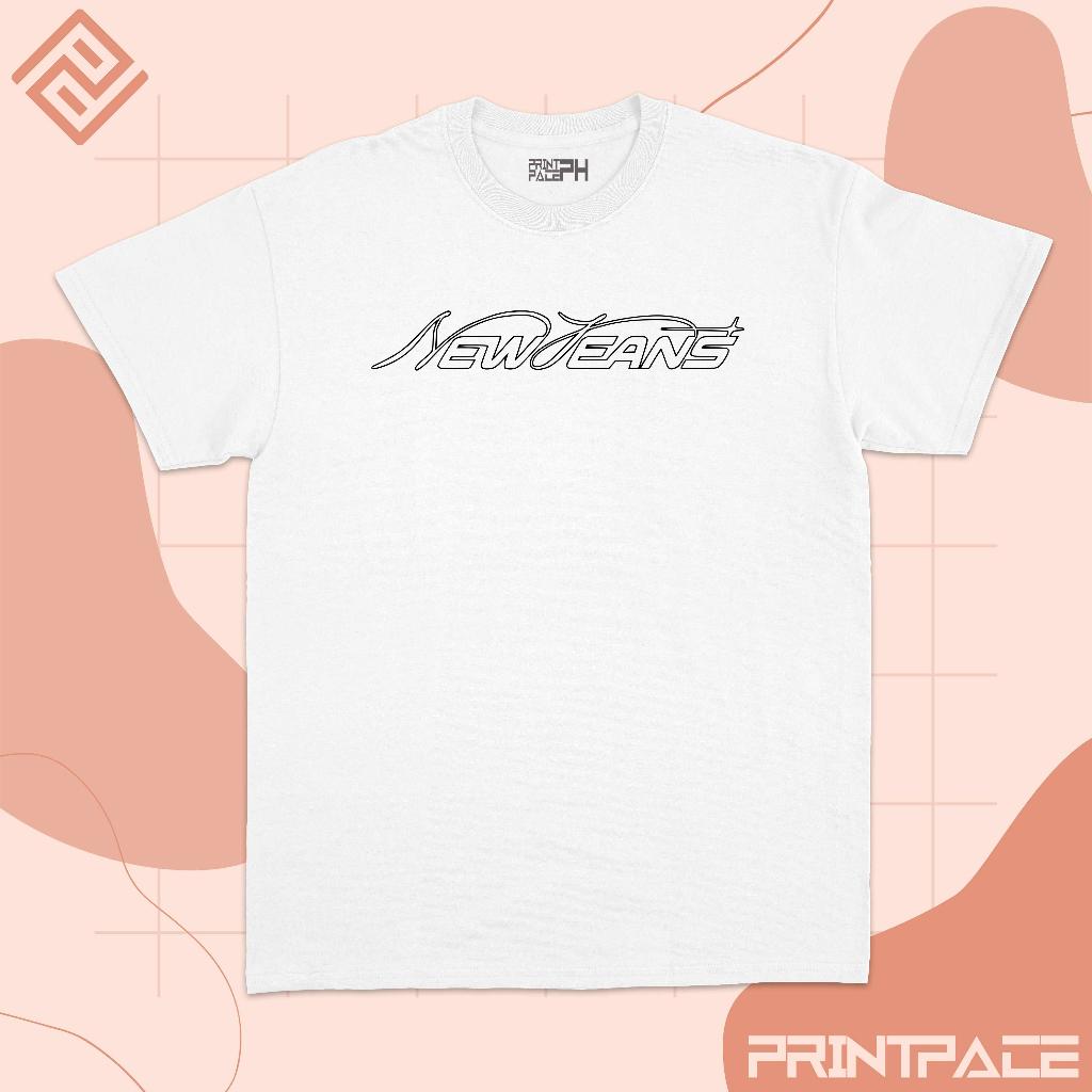 NEWJEANS -  Skeleton Text Logo Kpop Shirt