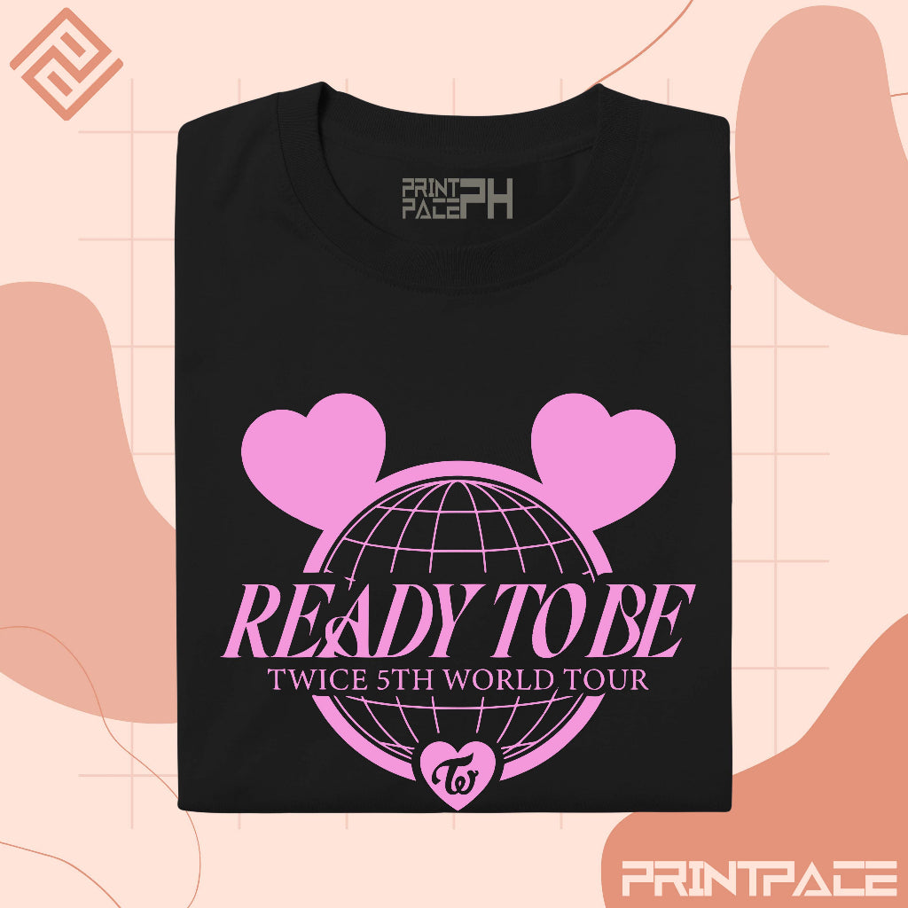TWICE -  Ready To Be 5th World Tour Kpop Shirt