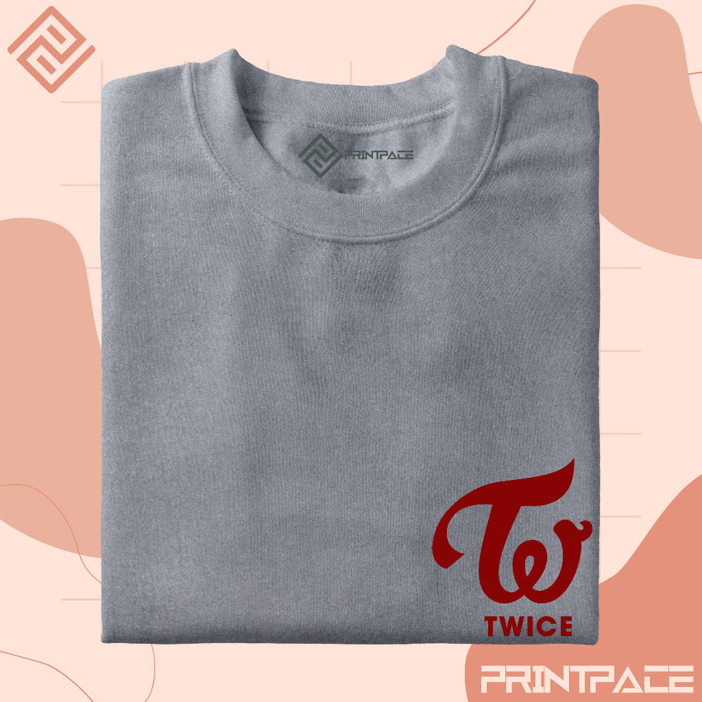 TWICE -  Text Pocket Logo 2 Kpop Shirt