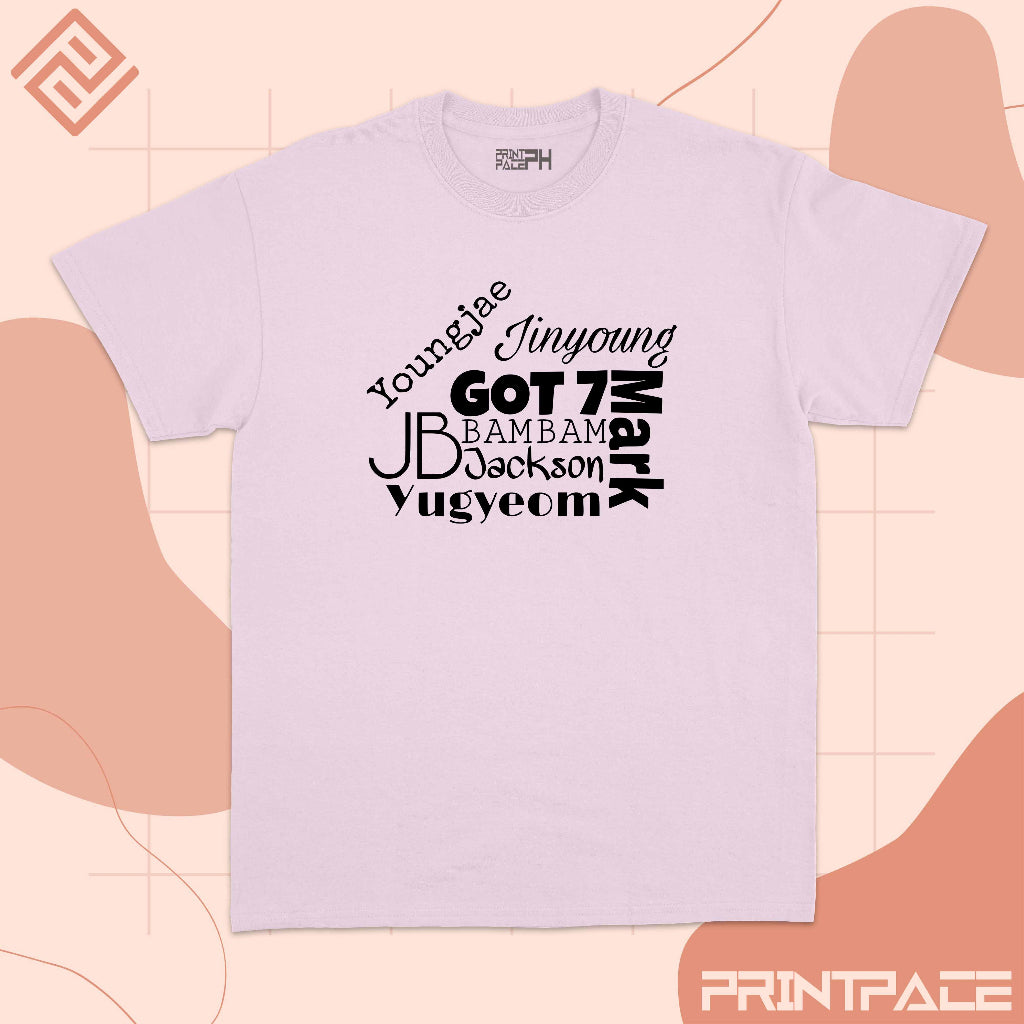 GOT7 -  Classic Text Logo Kpop Shirt