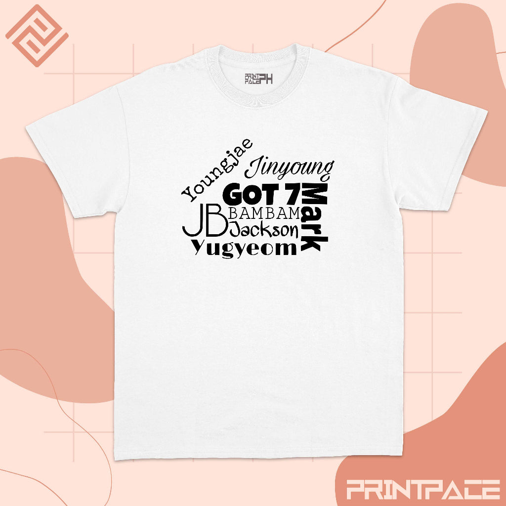 GOT7 -  Classic Text Logo Kpop Shirt