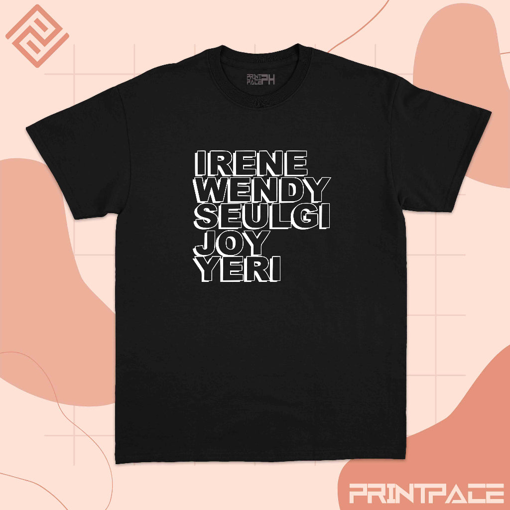 RED VELVET -  Name Typography Kpop Shirt