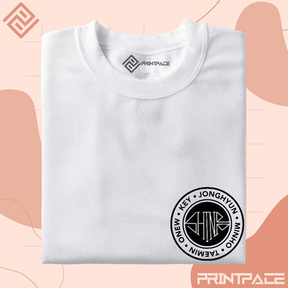 SHINEE - Circular Pocket Logo Kpop Shirt