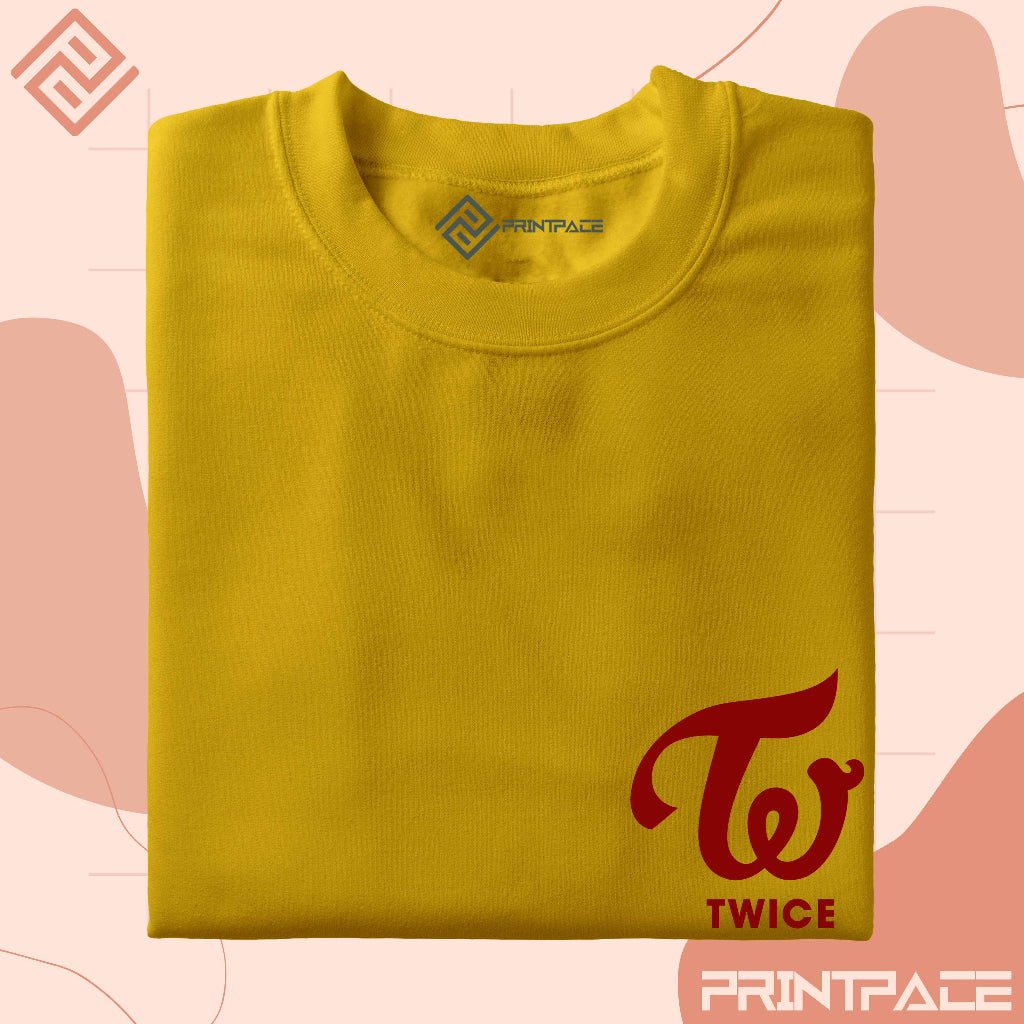TWICE -  Text Pocket Logo 2 Kpop Shirt