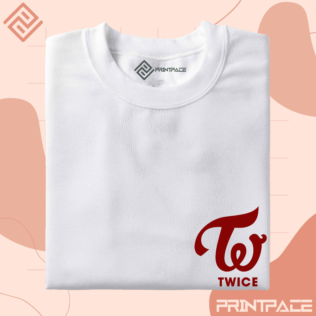 TWICE -  Text Pocket Logo 2 Kpop Shirt