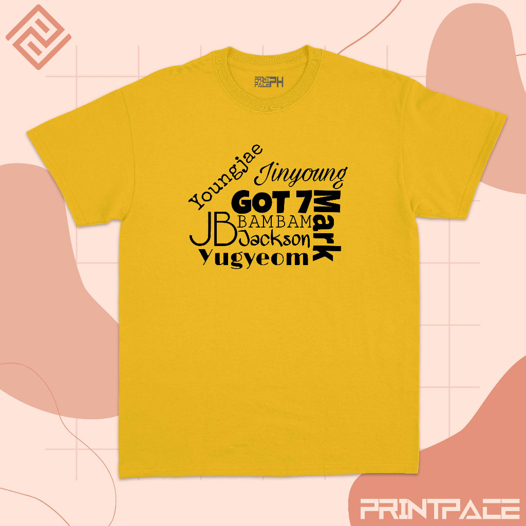 GOT7 -  Classic Text Logo Kpop Shirt