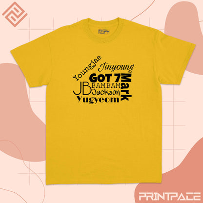 GOT7 -  Classic Text Logo Kpop Shirt