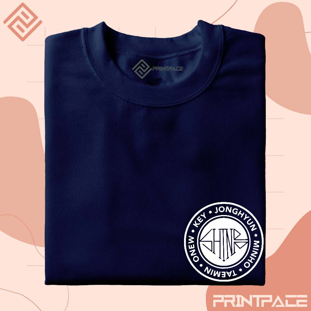 SHINEE - Circular Pocket Logo Kpop Shirt