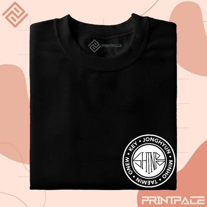 SHINEE - Circular Pocket Logo Kpop Shirt