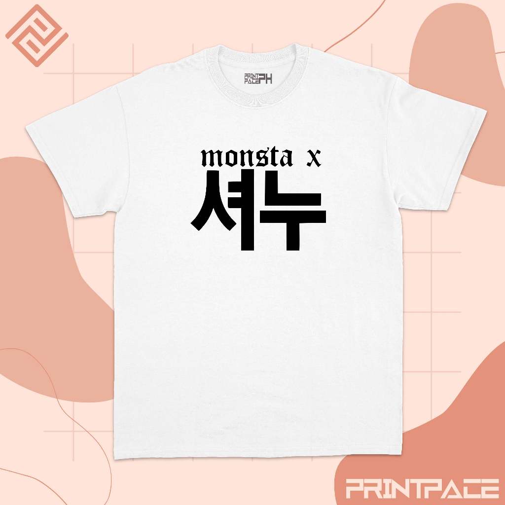MONSTA X - Typography Kpop Shirt
