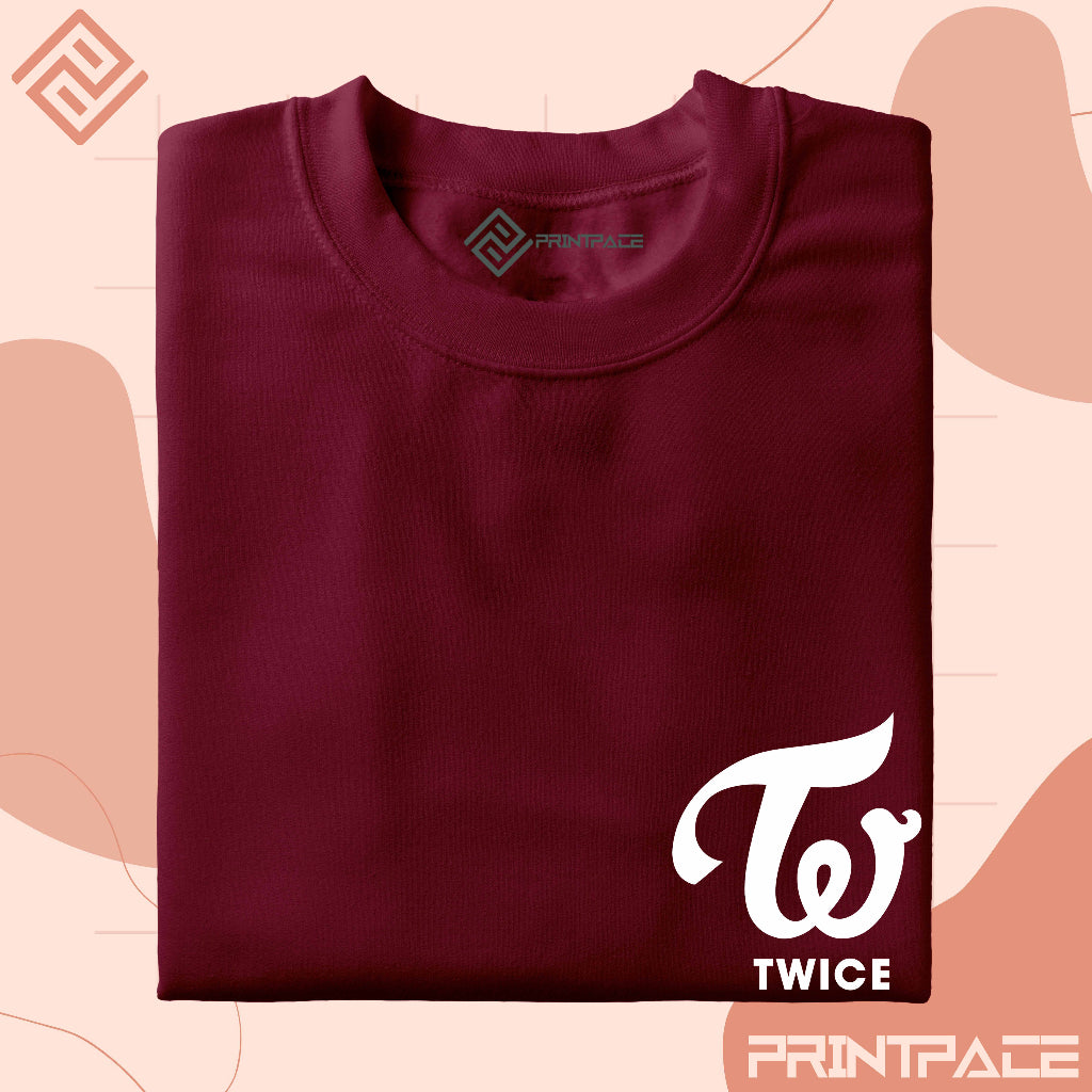 TWICE -  Text Pocket Logo 2 Kpop Shirt