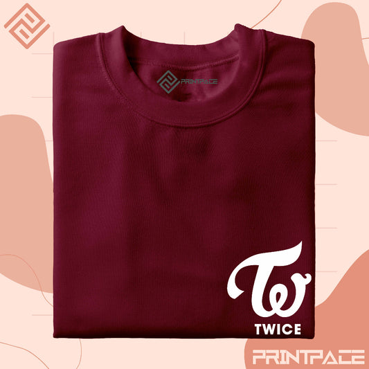 TWICE -  Text Pocket Logo 2 Kpop Shirt