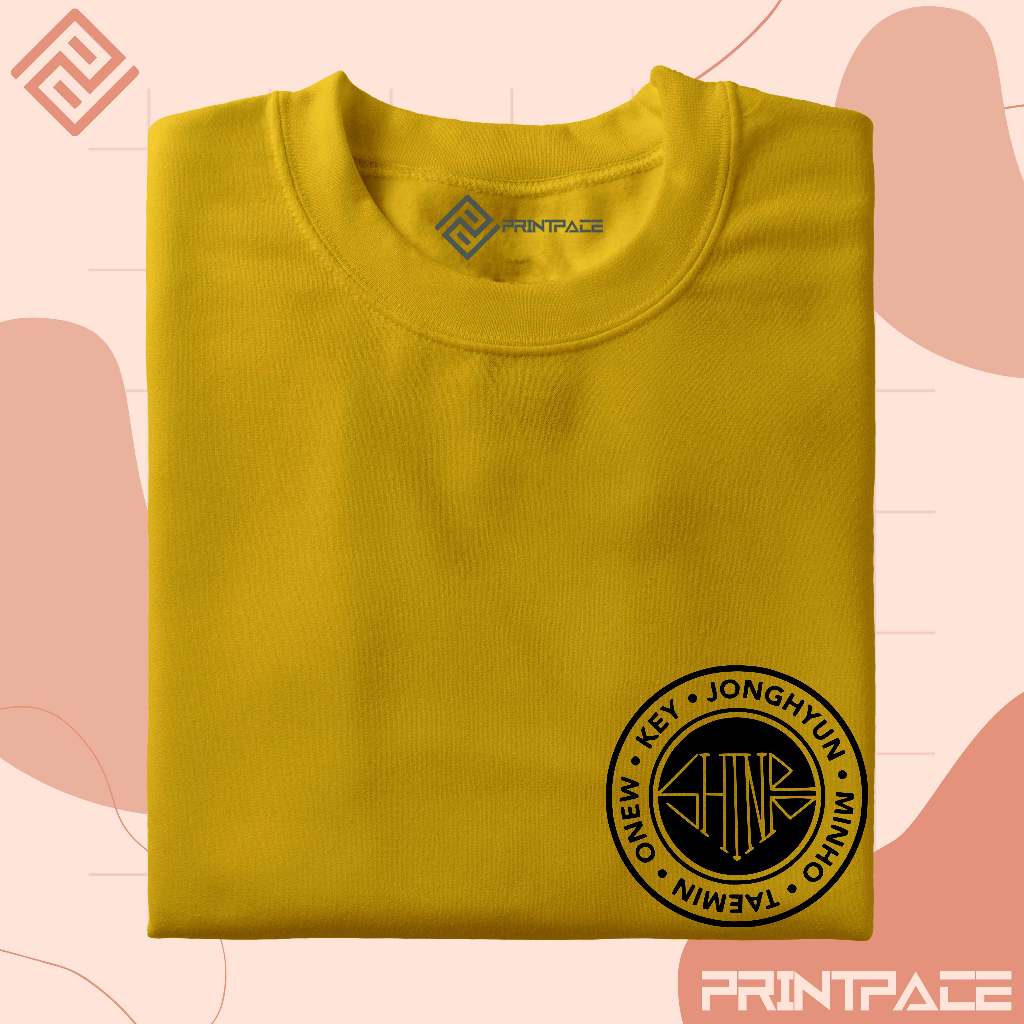 SHINEE - Circular Pocket Logo Kpop Shirt